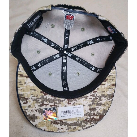 New Era New England Patriots 2023 Salute To Service 9FIFTY Snapback Hat Sz OSFM - Picture 6 of 6